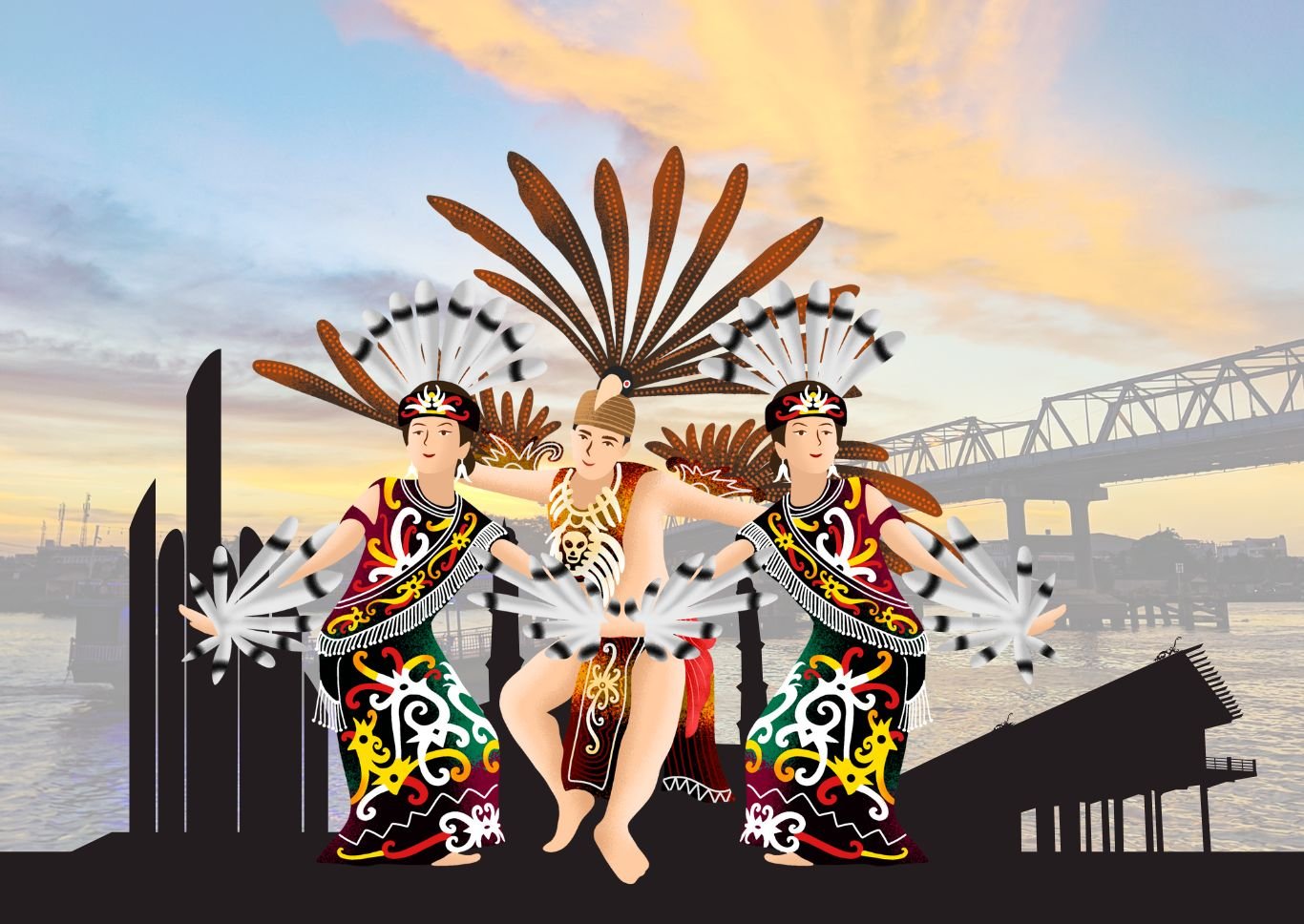 Tarian Adat Dayak