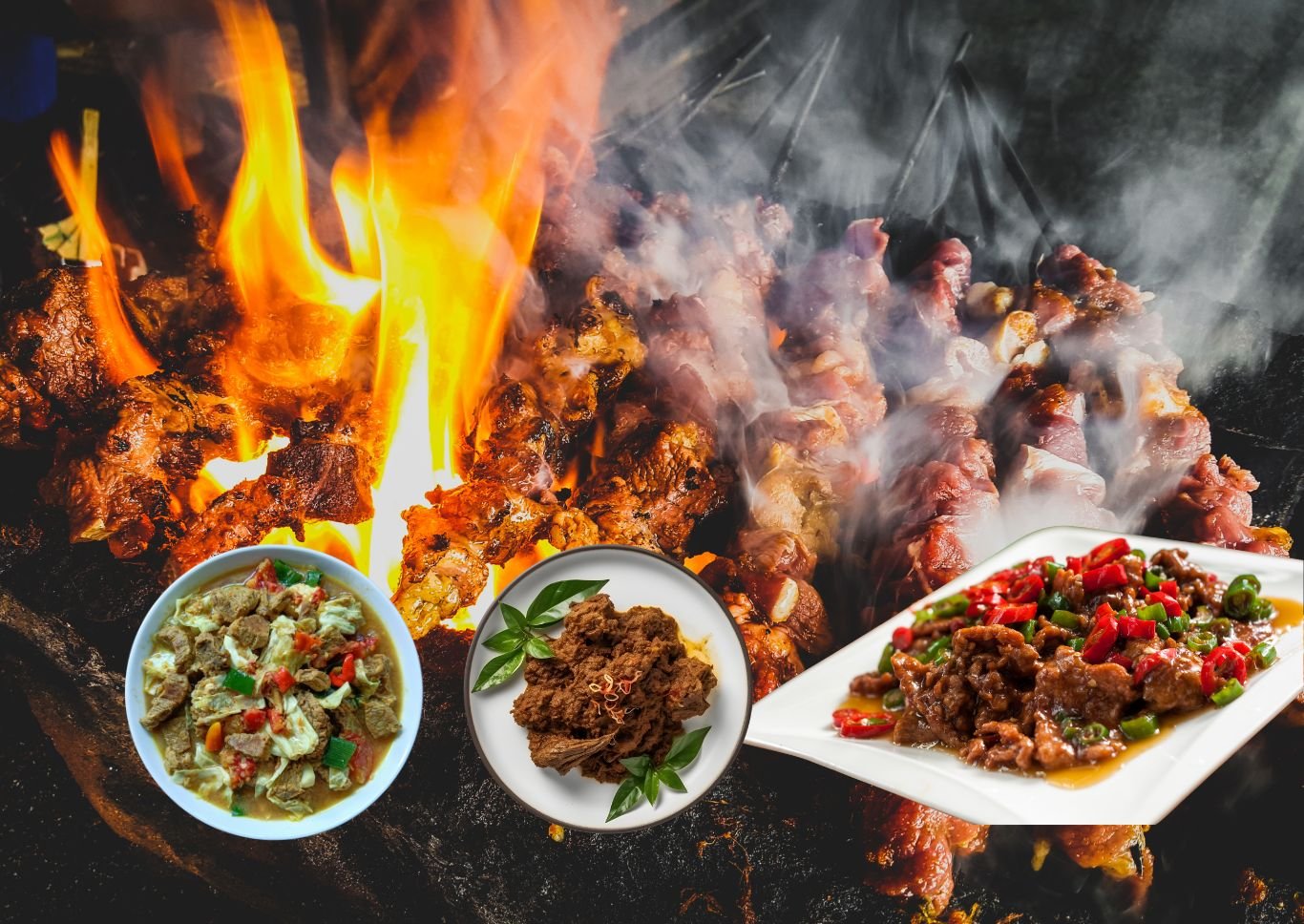 Sate, Lada Hitam tongseng