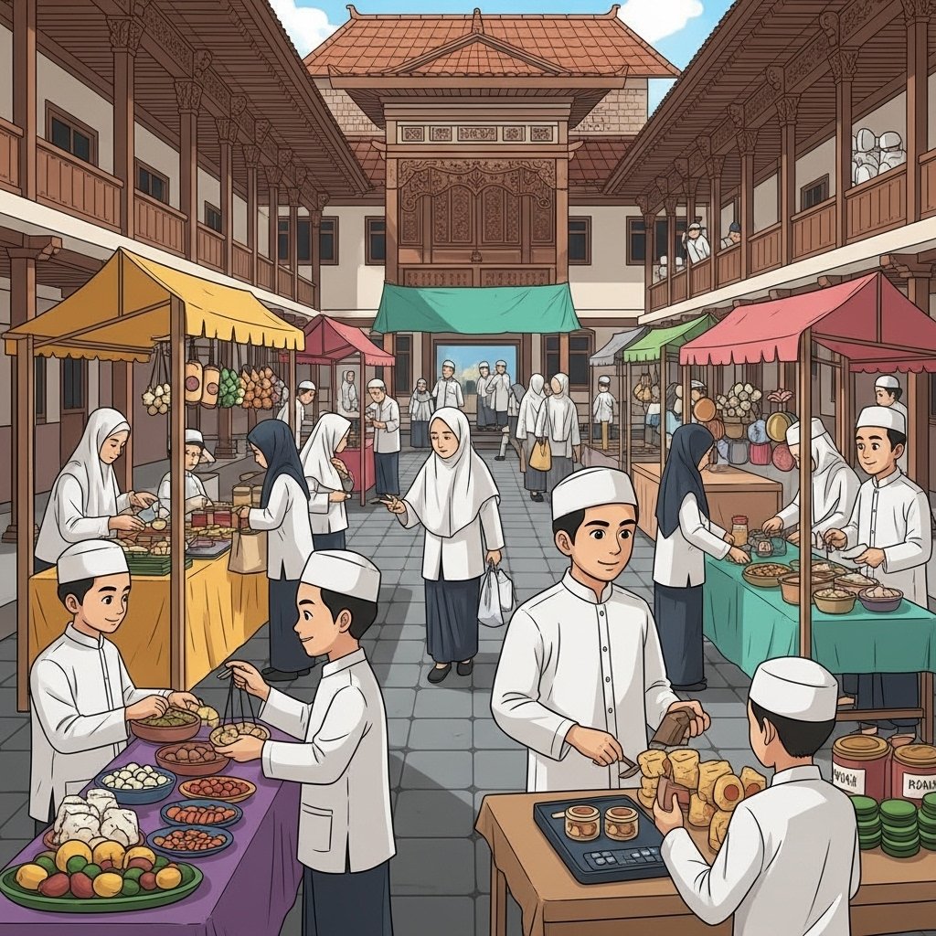 Ilustrasi koperasi pesantren.