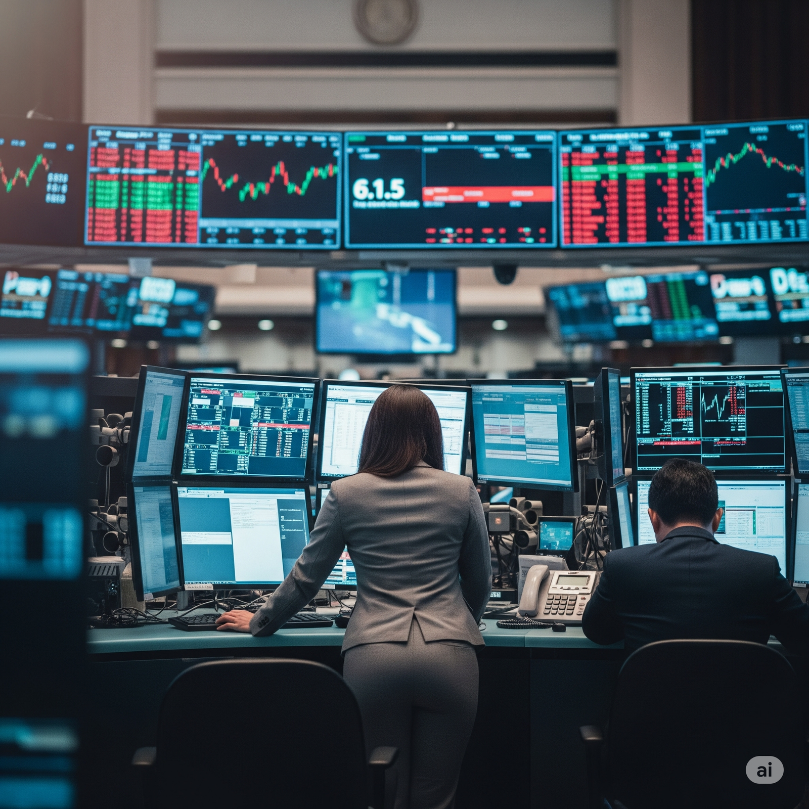 Ilustrasi bursa saham