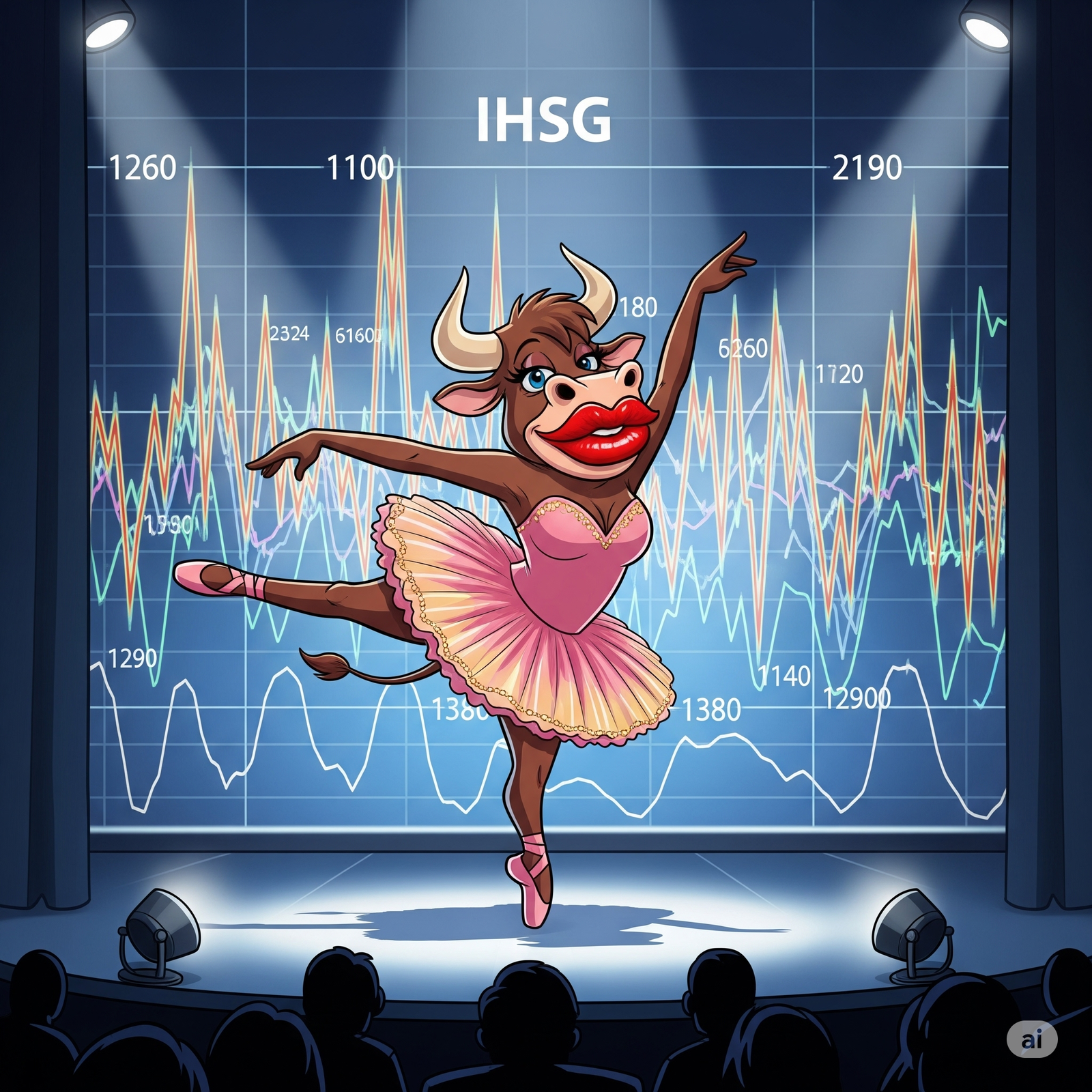 Ilustrasi bullish IHSG