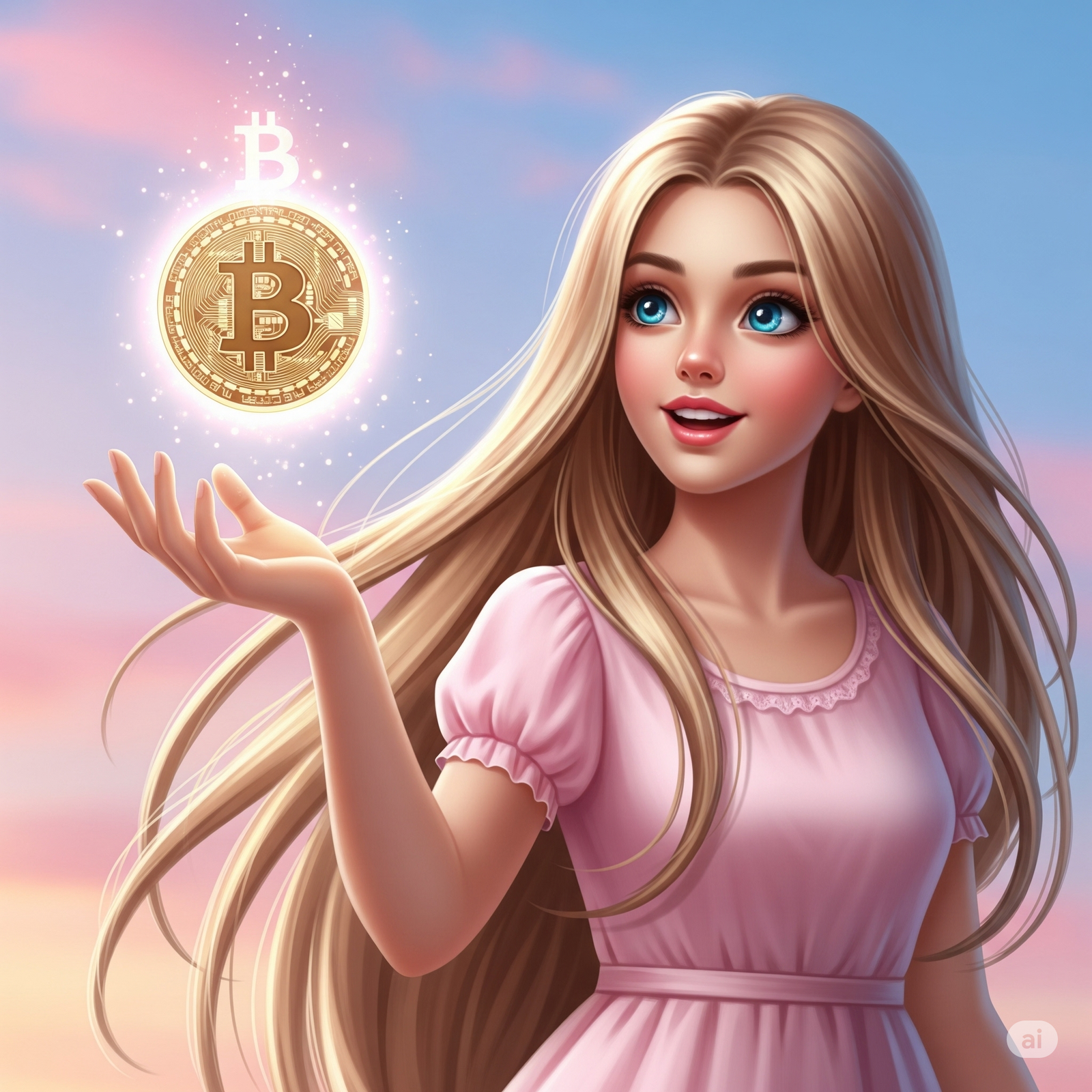 Ilustrasi Bitcoin.