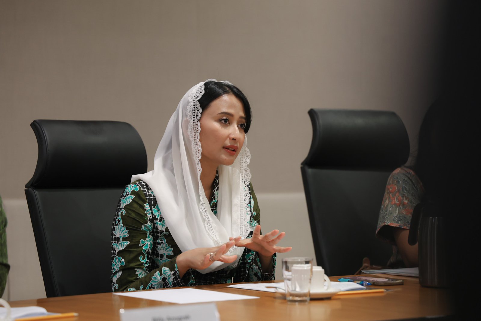 Wakil Menteri Perdagangan RI, Dyah Roro Esti melakukan pertemuan dengan CEO Singapore Food Agency (SFA), Damian Chan Chee Weng di Singapura, Senin (4 Agt).