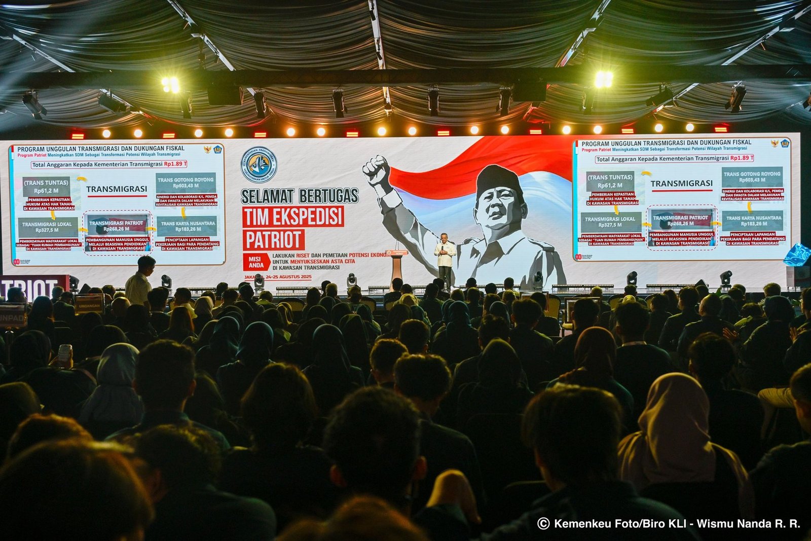 pelepasan Tim Ekspedisi Patriot, Senin (25/8), di Jakarta.