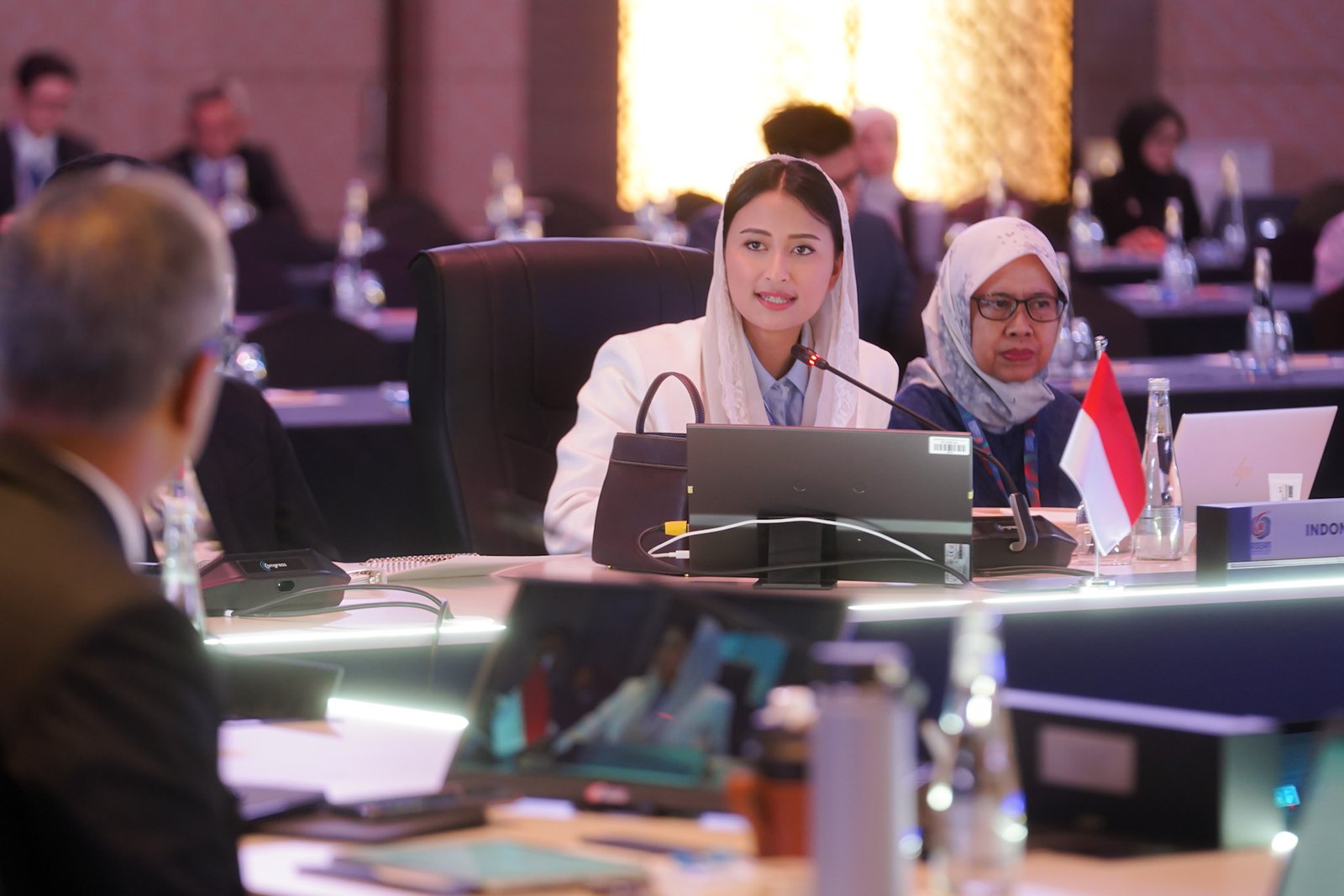 Wakil Menteri Perdagangan RI, Dyah Roro Esti Widya Putri, menyampaikan pentingnya rekomendasi strategis dari ASEAN Geoeconomic Task Force (AGTF) untuk memandu respons ASEAN terhadap perkembangan geoekonomi global.