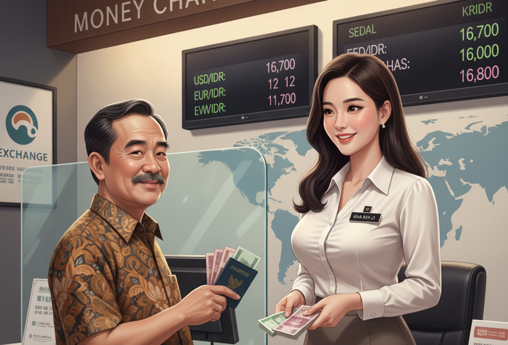 Ilustrasi money changer