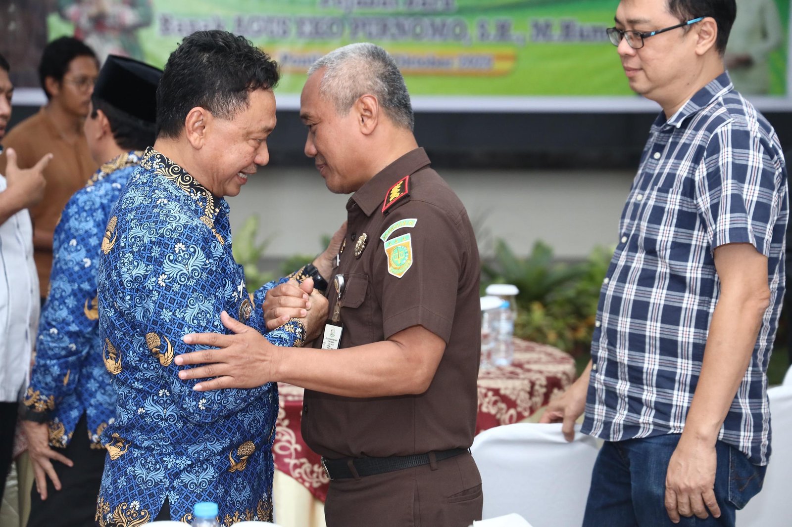 Wali Kota Pontianak Edi Rusdi Kamtono menghadiri acara pisah sambut Kepala Kejari (Kajari) Pontianak. Foto: Dok. Prokopim Pemkot Pontianak