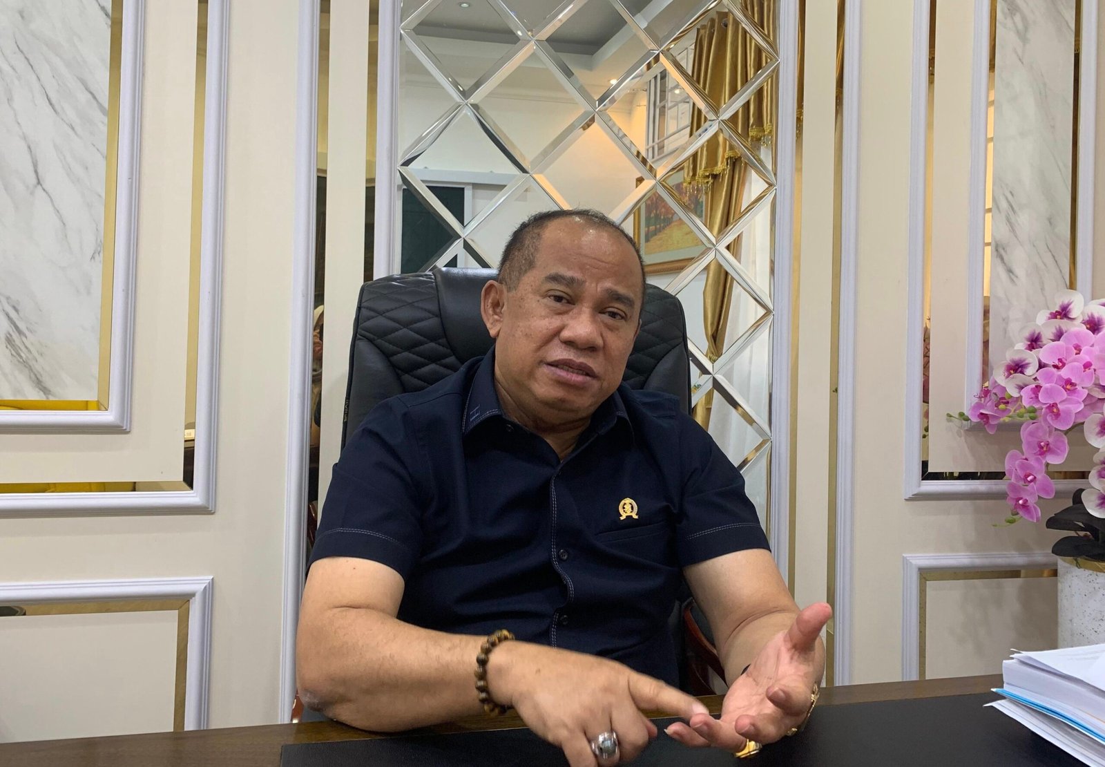 Ketua SOKSI Kalbar, Heri Mustamin. Foto: Yulia Ramadhiyanti