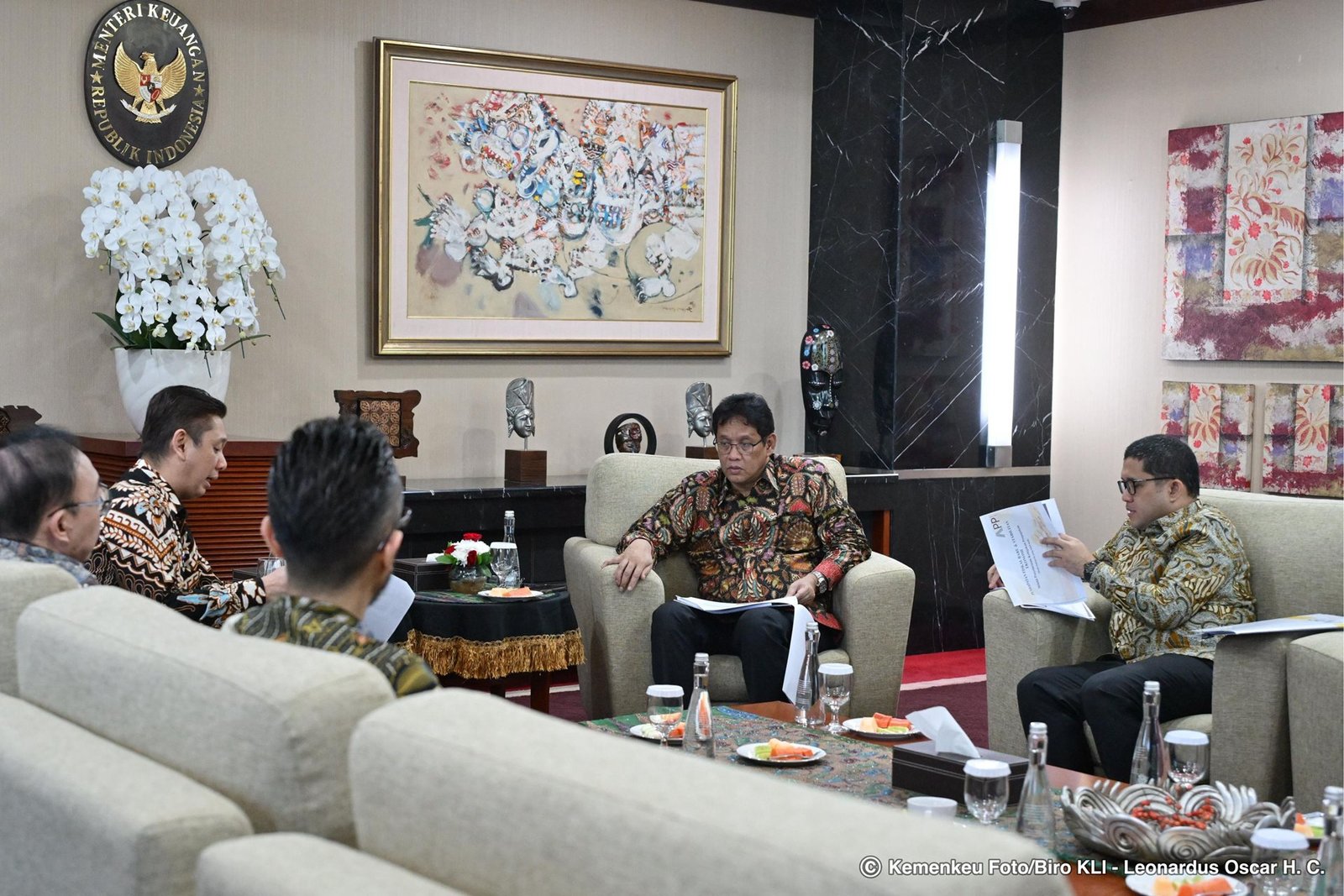 Menkeu Purbaya menggelar dialog bersama Asosiasi Produsen Perhiasan Indonesia (APPI) di Kementerian Keuangan Jakarta pada Kamis (23/10). (Foto: Kemenkeu)