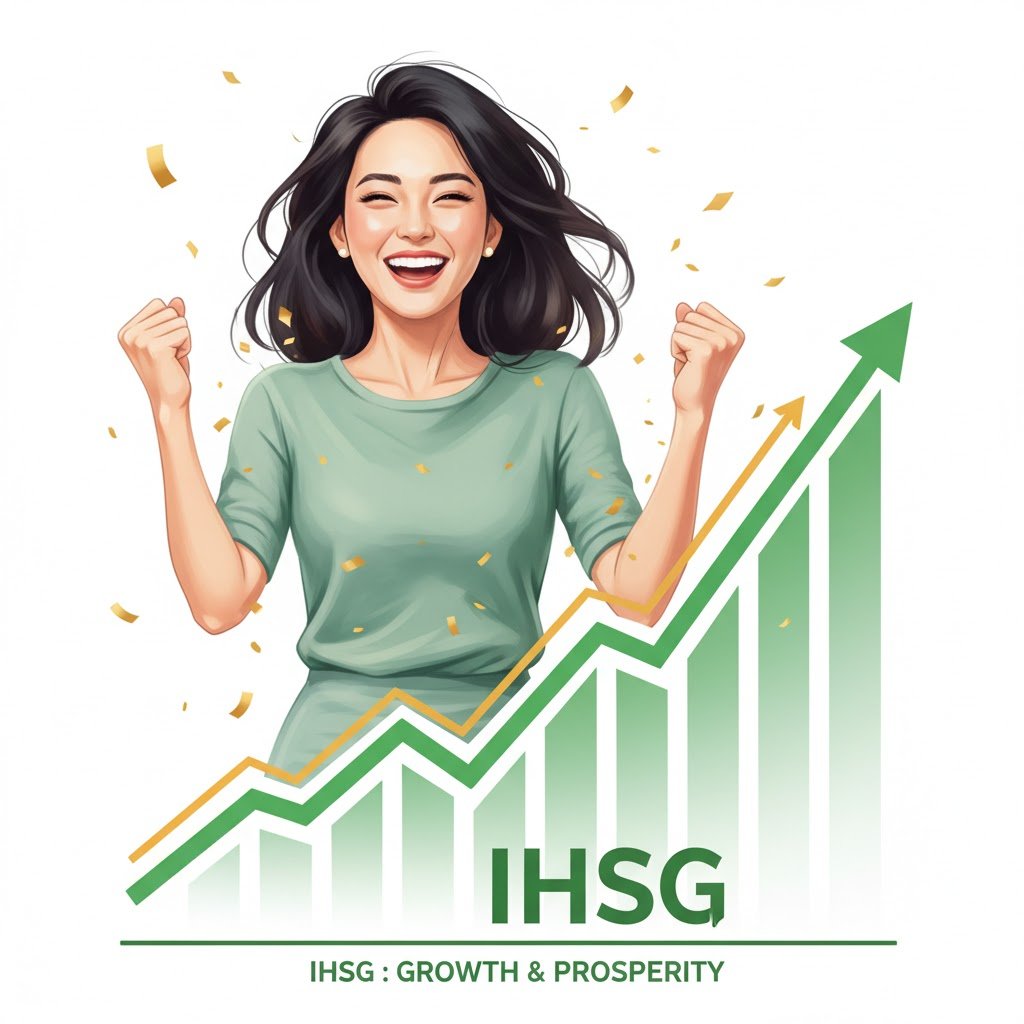 Ilustrasi kenaikan IHSG