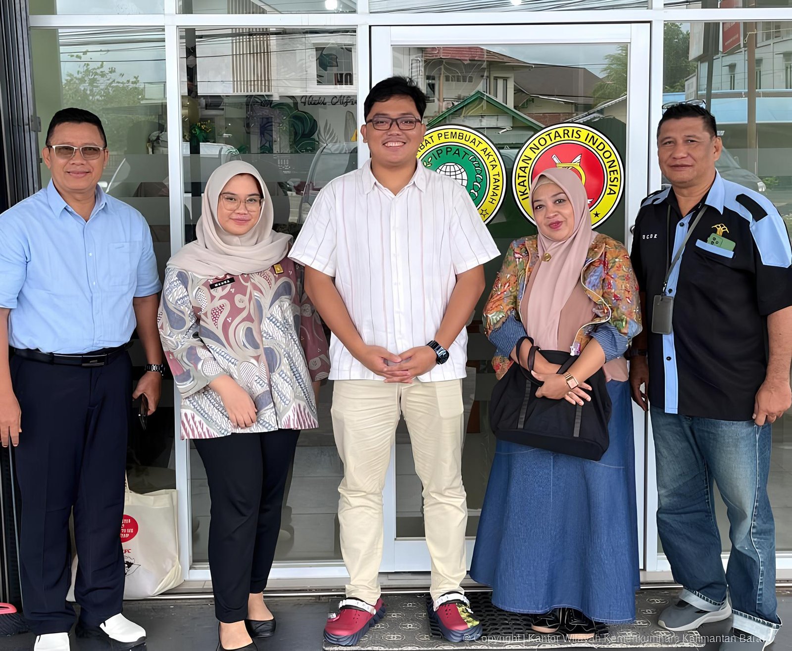Tim Kanwil Kemenkum Kalbar dan MPD Kubu Raya. Foto: Dok. Kanwil Kemenkum Kalbar