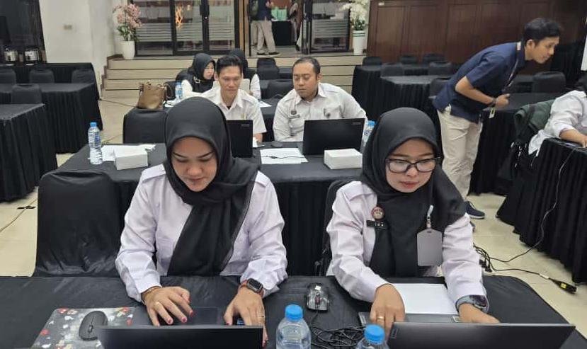 Pegawai Kanwil Kemenkum Kalbar saat ikuti edukasi Cortex.