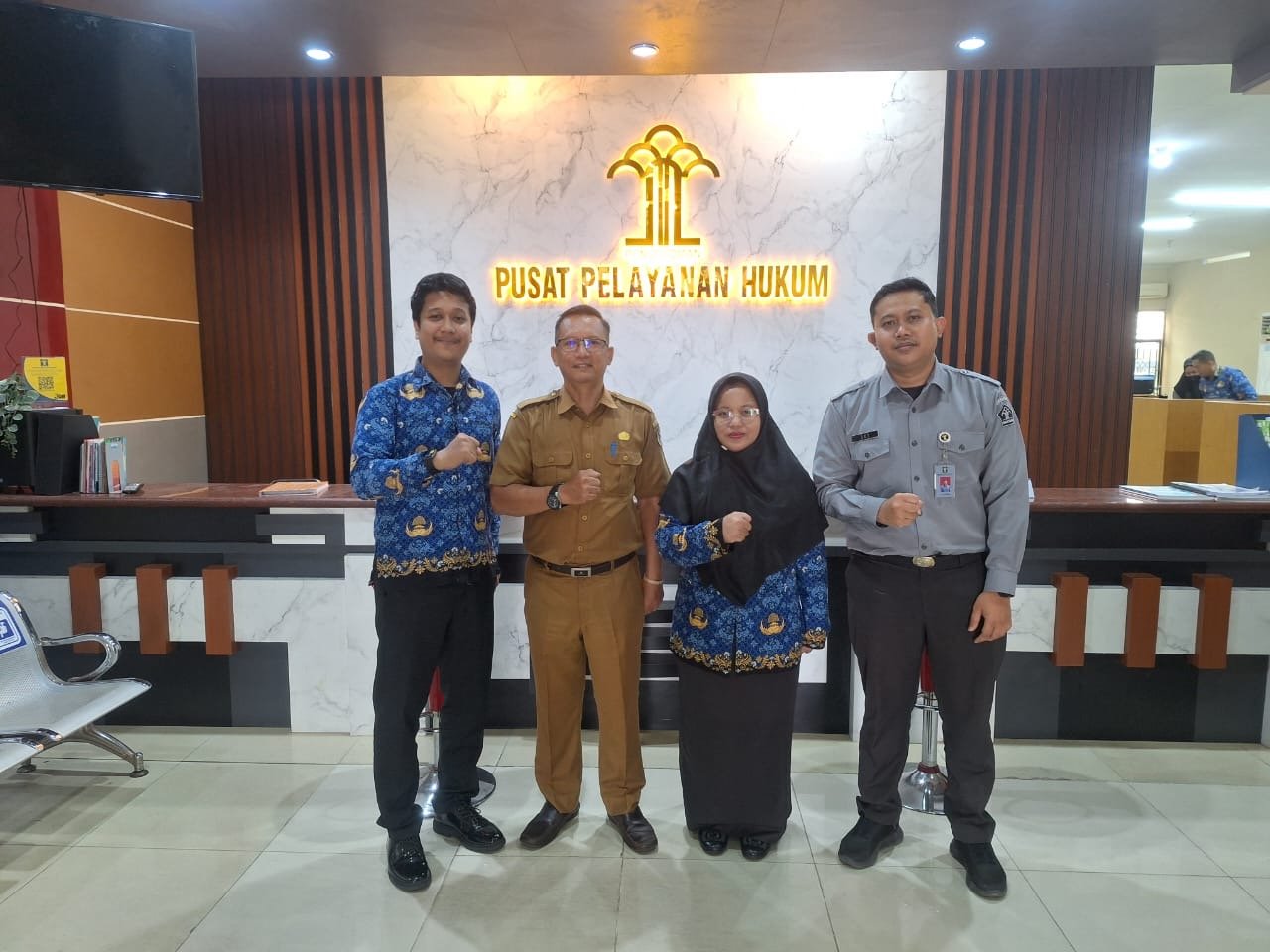Pemkab Sintang saat berkunjung ke Kanwil Kemenkum Kalbar
