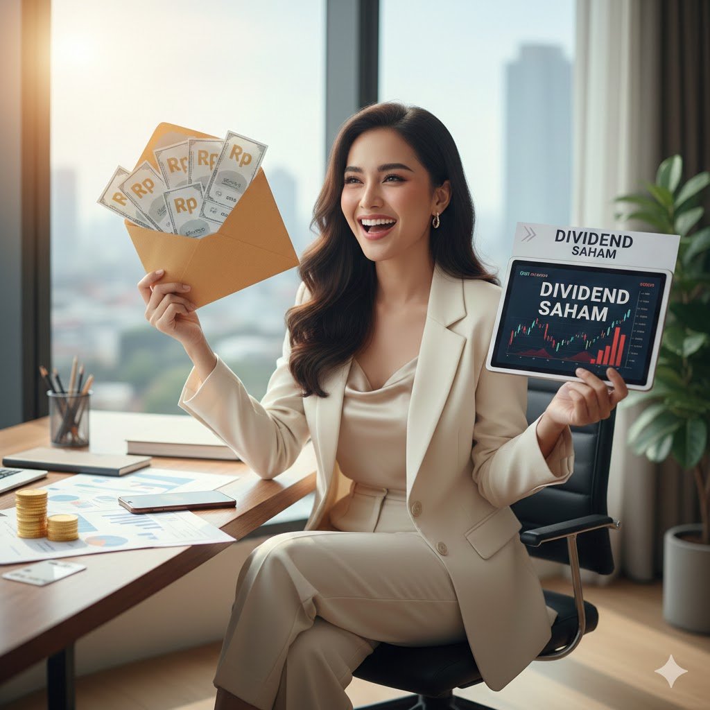 Ilustrasi dividen Saham