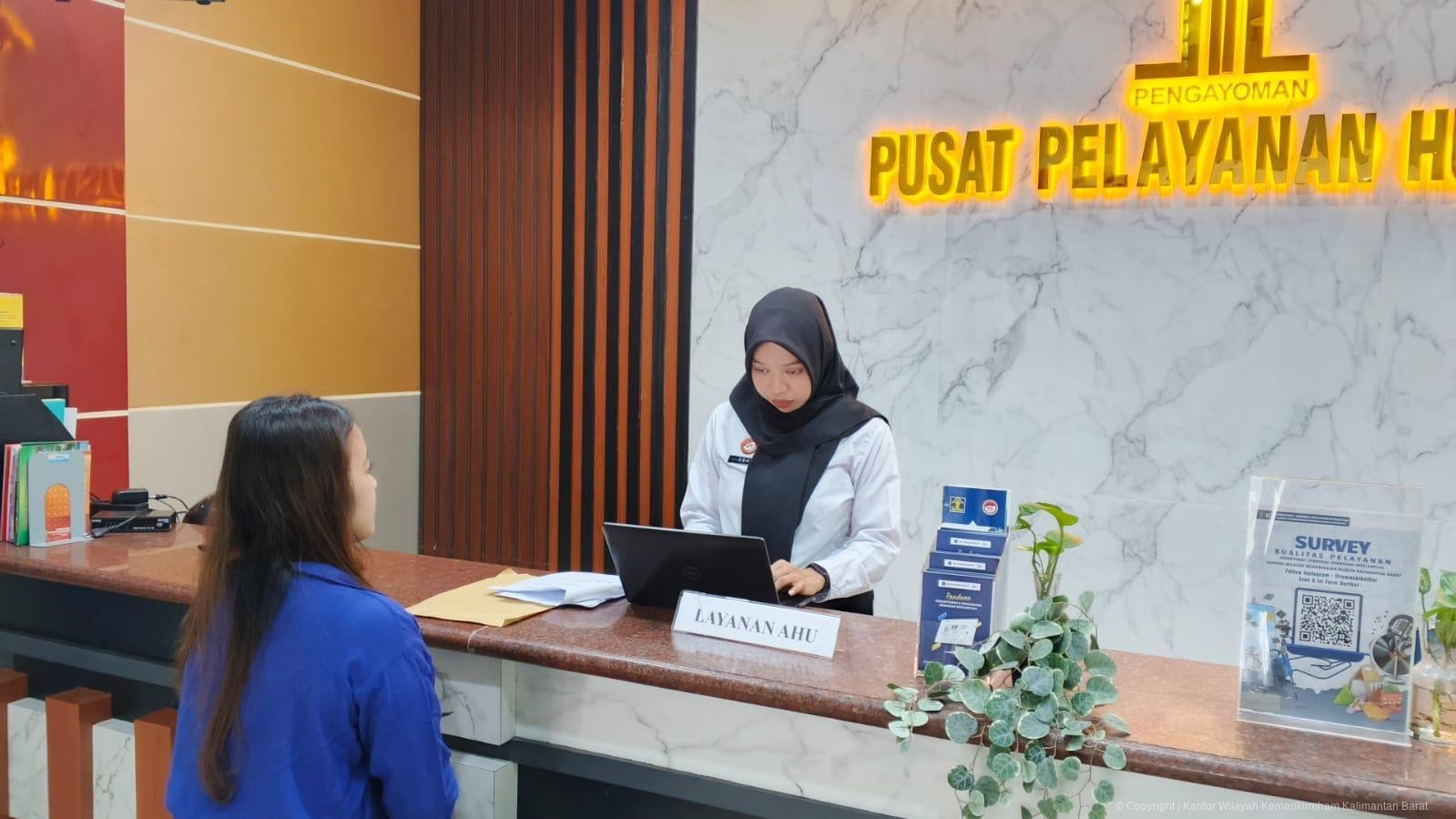 Layanan Kekayaan Intelektual di Kanwil Kemenkum Kalbar