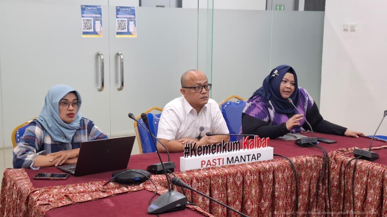 Pemkot Singkawang saat lakukan koordinasi dengan Kemenkum Kalbar