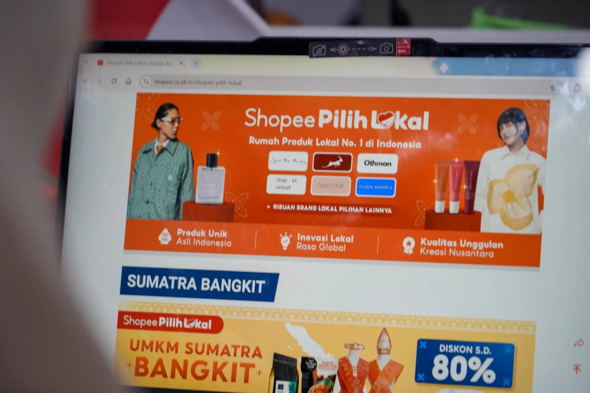 Kanal khusus korban bencana Sumatera di e-commerce