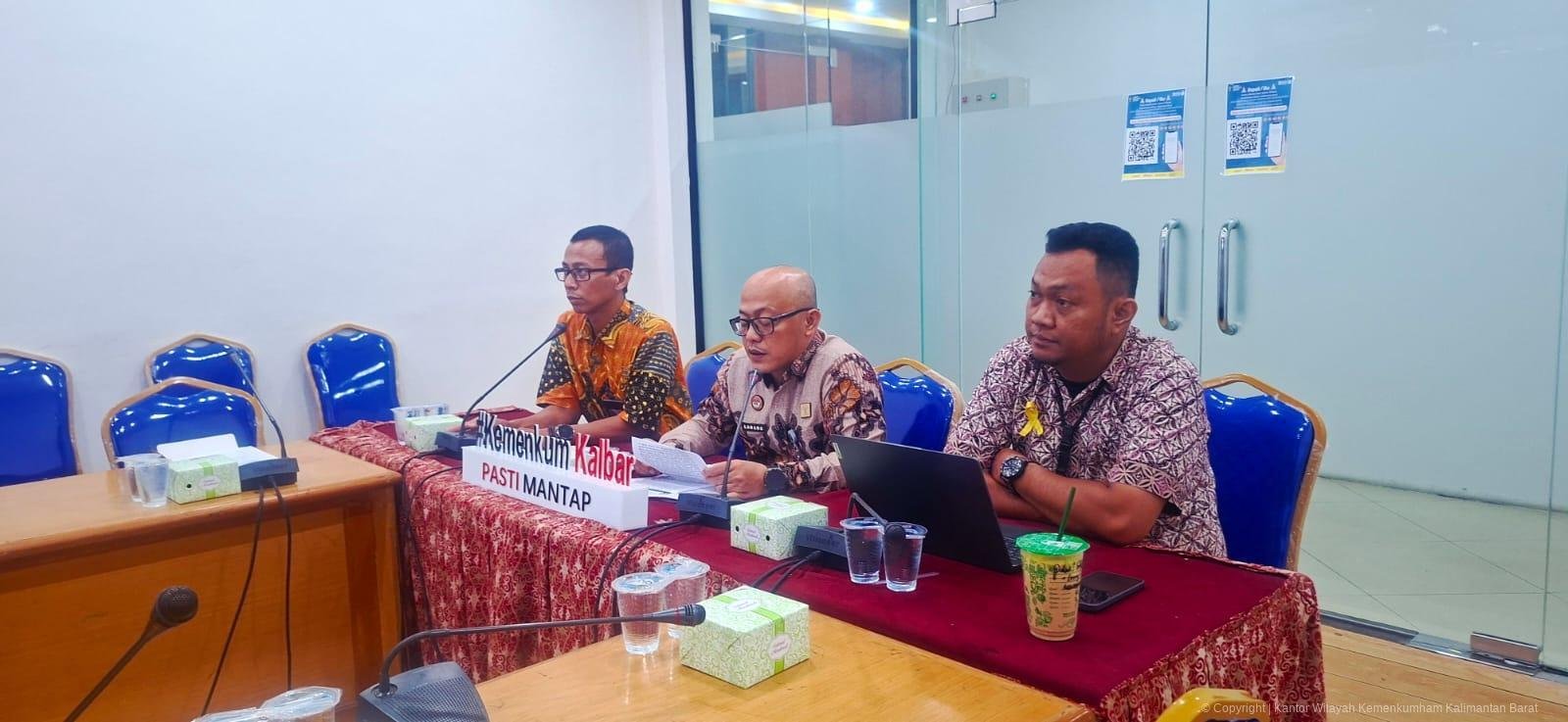 Koordinasi Pemkab Bengkayang dan Kemenkum Kalbar