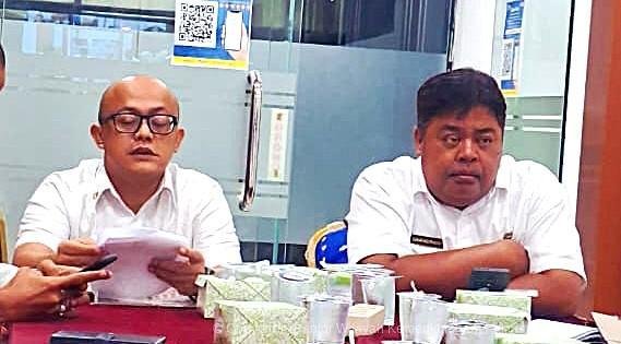 Pemkab Sambas saat koordinasi dengan Kemenkum Kalbar