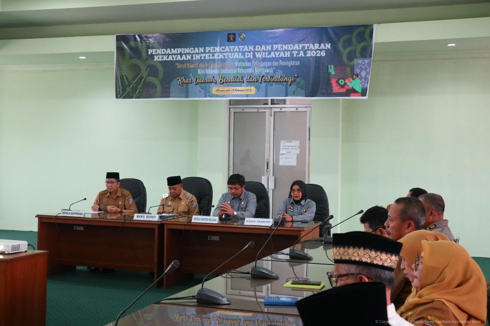Kemenkum Kalbar bersama dengan Pemkab Mempawah