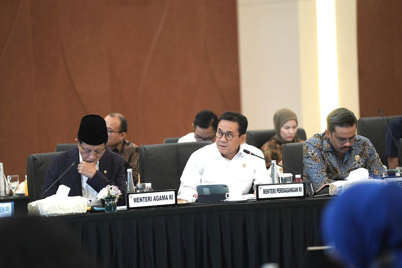 Rapat Koordinasi (Rakor) bersama Dewan Perwakilan Rakyat (DPR) RI dan Satuan Tugas (Satgas) Percepatan Rehabilitasi dan Rekonstruksi Pascabencana Sumatra pada Rabu, (18/2) di Gedung DPR RI, Jakarta.