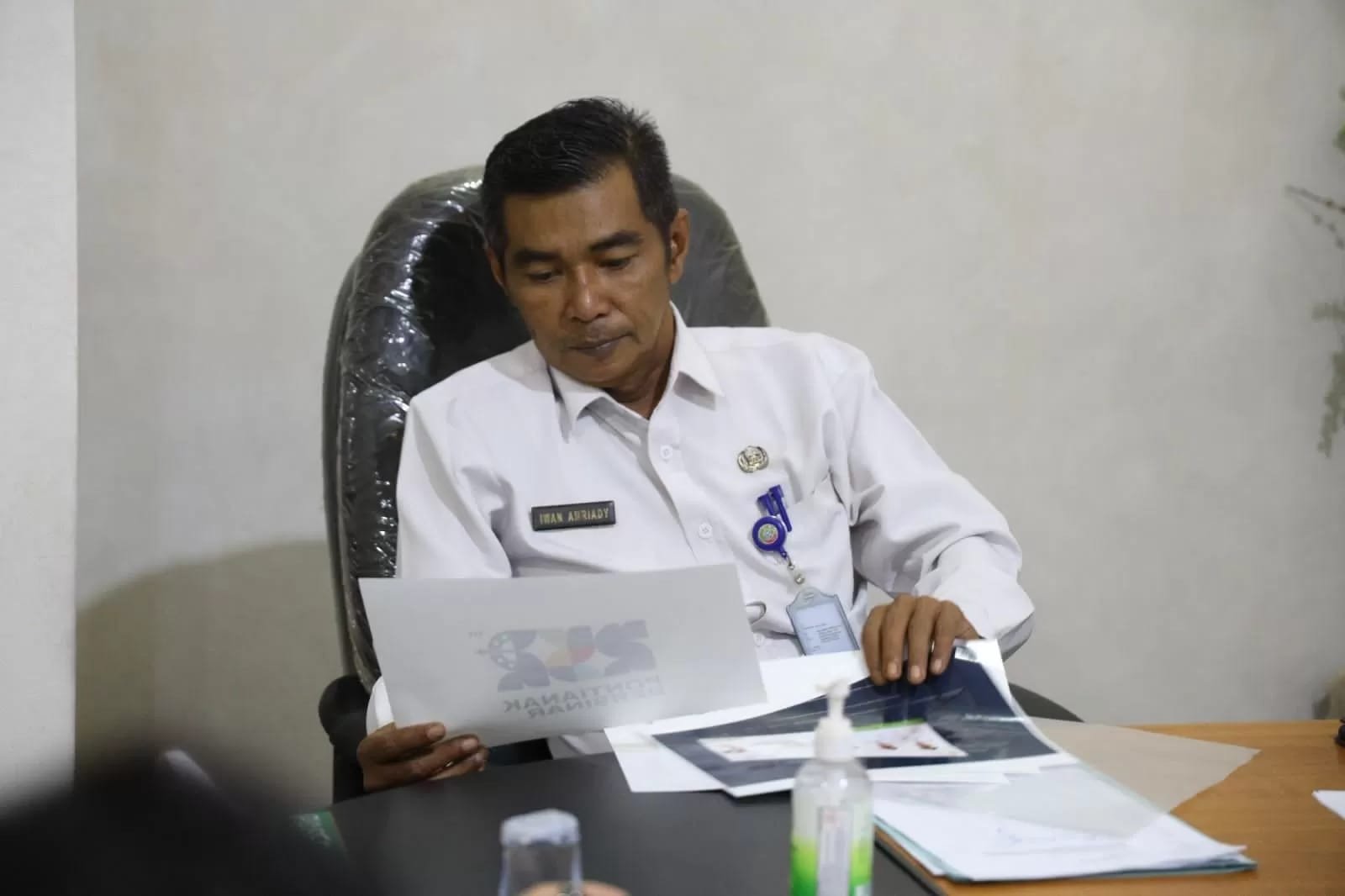 Kepala Disnaker Kota Pontianak Iwan Amriady menyampaikan program pelatihan yang digelar sepanjang 2026. Foto: Dok. Kominfo Pontianak