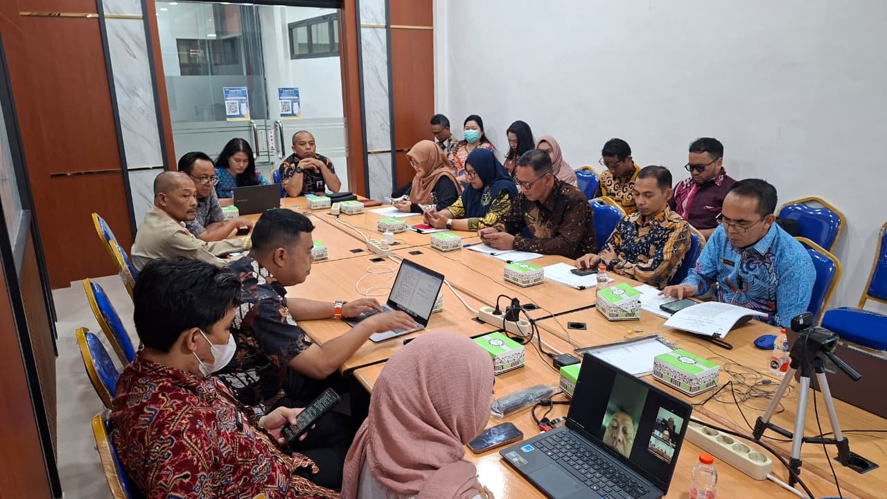 Kemenkum Kalbar saat koordinasi dengan Pemkot Pontianak