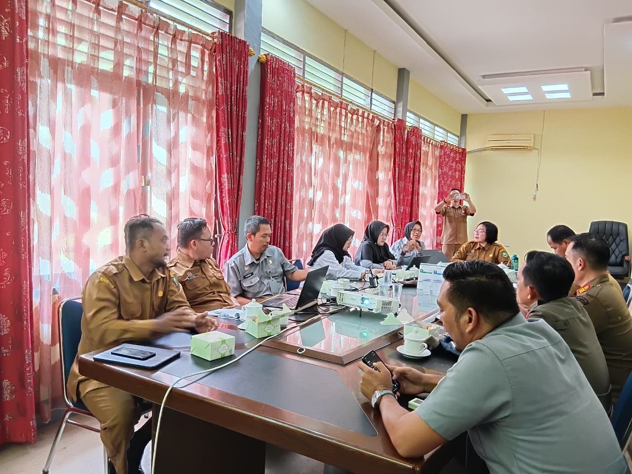 Koordinasi Pemkab Sanggau dan Kemenkum Kalbar