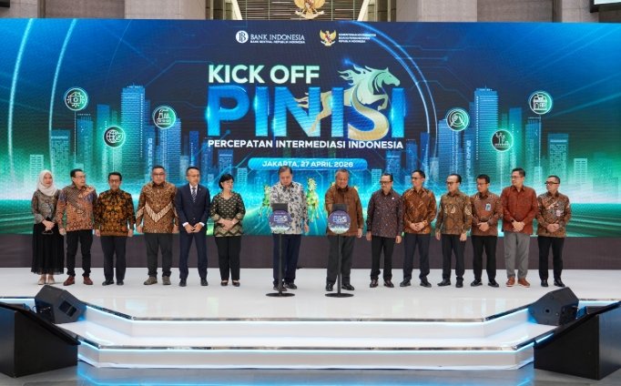 Kick off Percepatan Intermediasi Indonesia (PINISI 2026) yang diselenggarakan di BI, Jakarta (27/4).