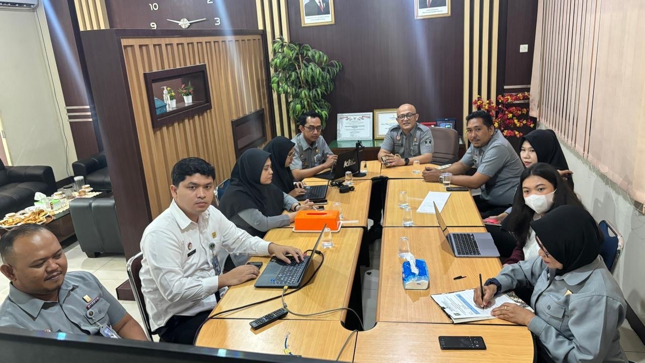 Kemenkum Kalbar saat lakukan koordinasi