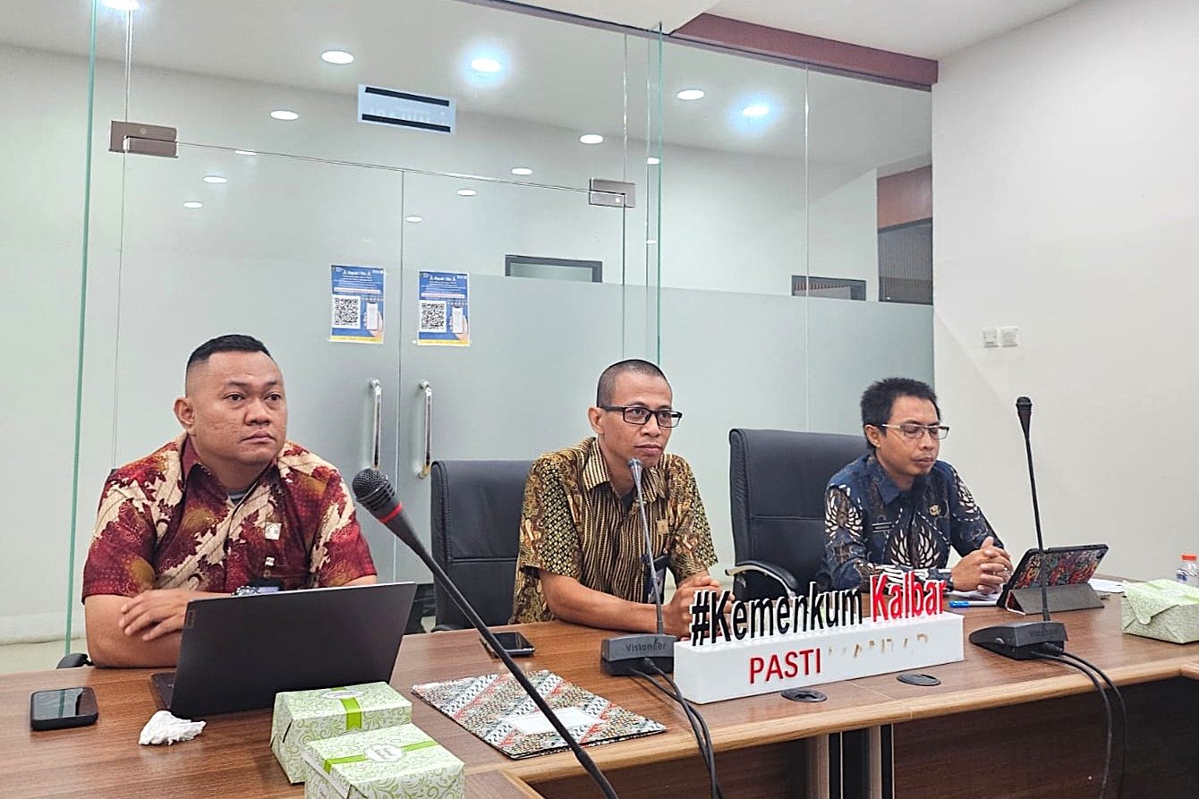 Pemkab Kayong Utara saat koordinasi dengan Kemenkum Kalbar