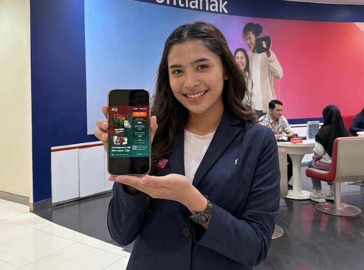 Manjakan pelanggan, Telkomsel gelar Fun Run di Pontianak. Foto: Dok Telkomsel
