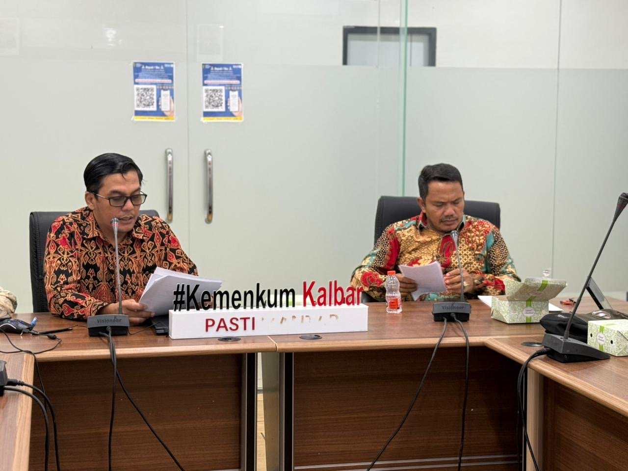 Kemenkum Kalbar saat lakukan koordinasi dengan Pemkab Kayong Utara