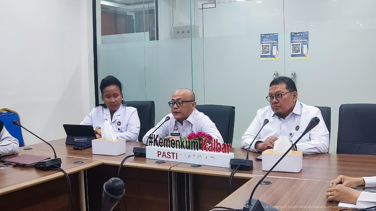 Kemenkum Kalbar saat sinergi lintas sektor