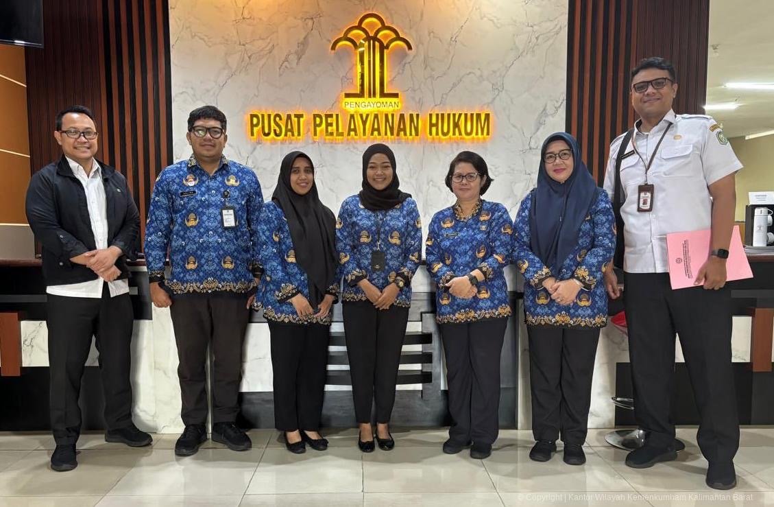 Pemkab Sintang saat koordinasi dengan Kemenkum Kalbar
