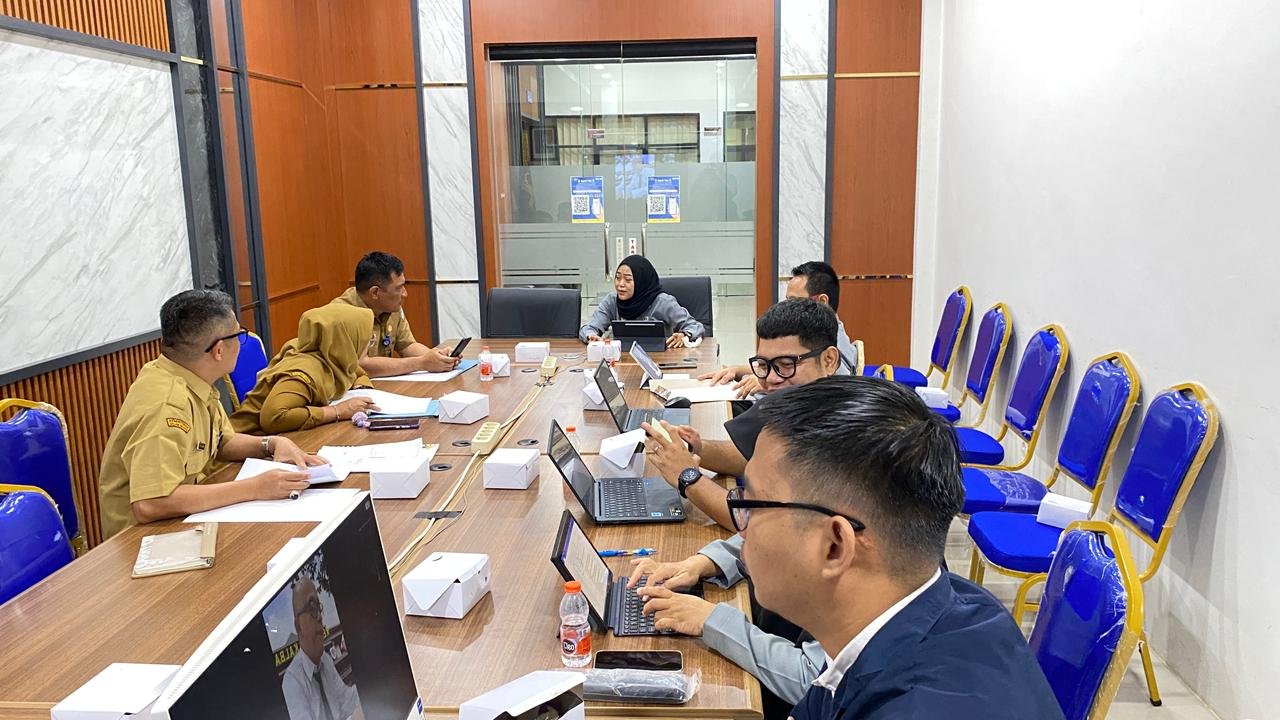 Kemenkum Kalbar saat koordinasi dengan Pemkab Mempawah