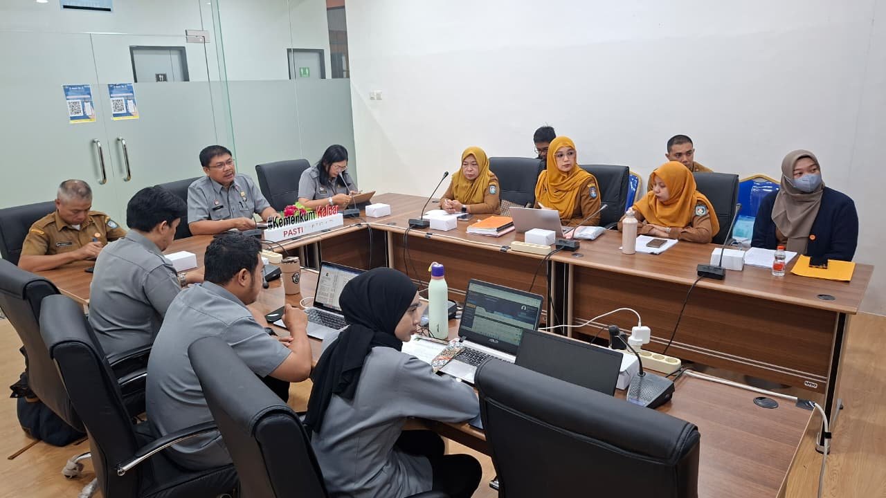 Kemenkum Kalbar saat koordinasi dengan Pemkab Kubu Raya