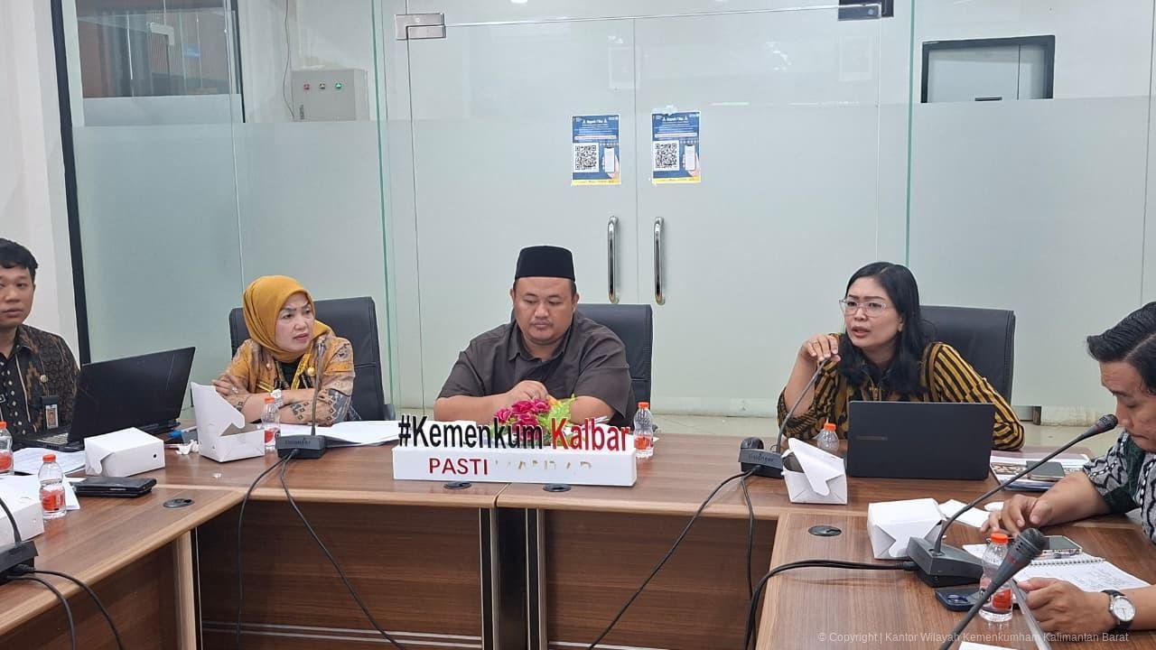 Pemkab Mempawah saat koordinasi dengan Kemenkum Kalbar