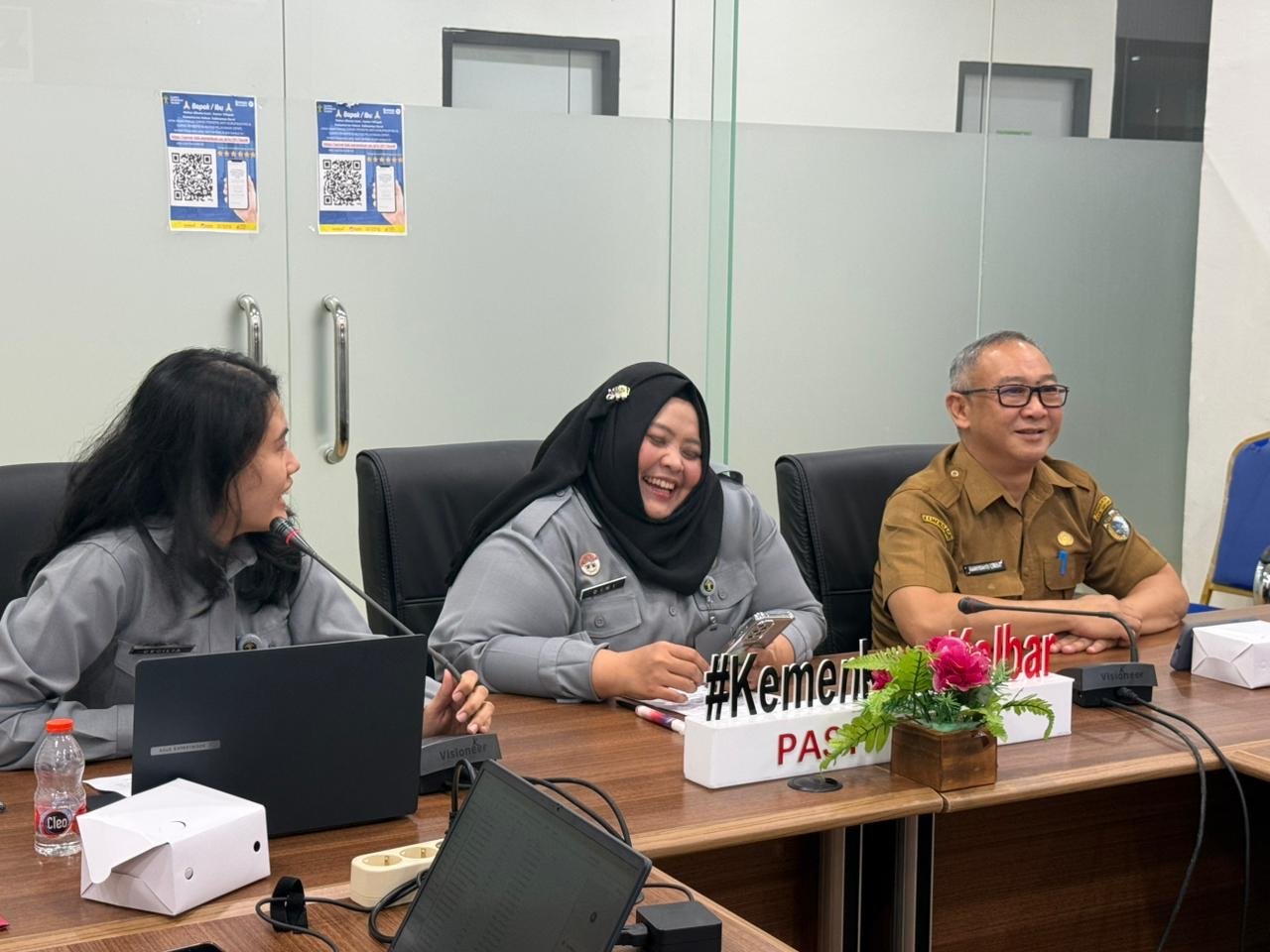 Kemenkum Kalbar saat koordinasi dengan Pemkab Sintang