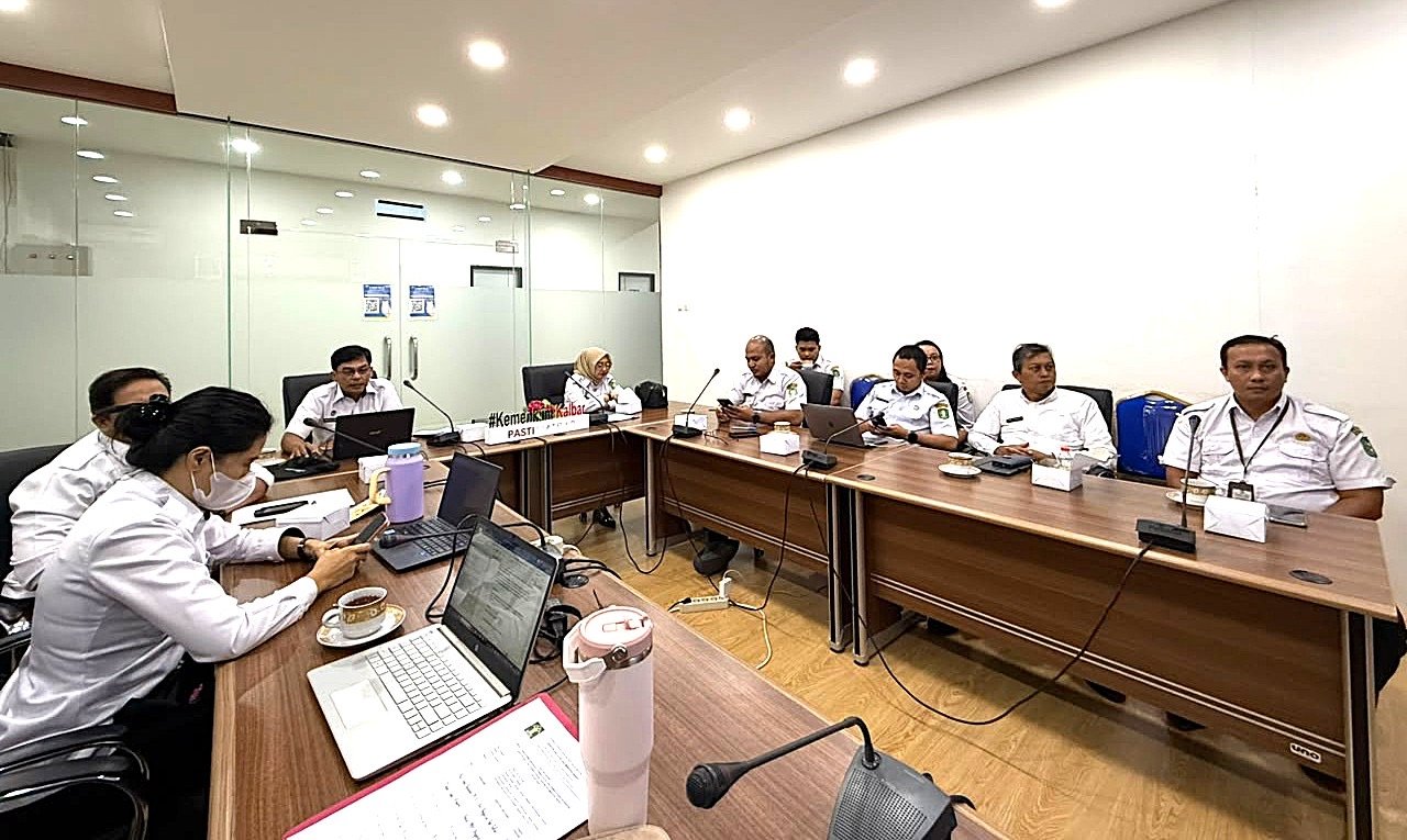Kemenkum saat koordinasi dengan Pemprov Kalbar