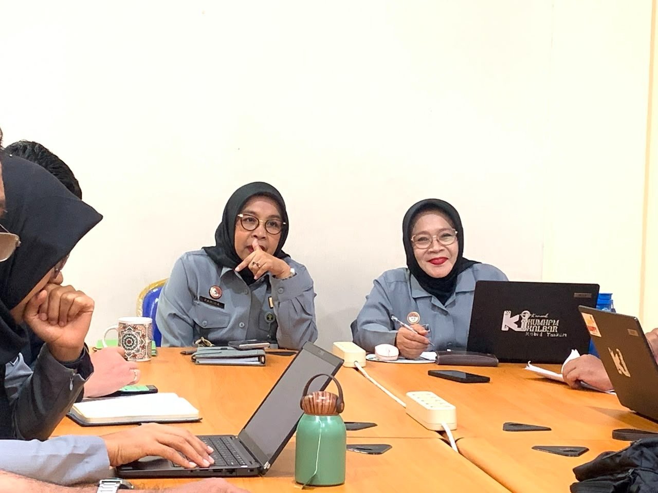 Kemenkum Kalbar saat rapat koordinasi