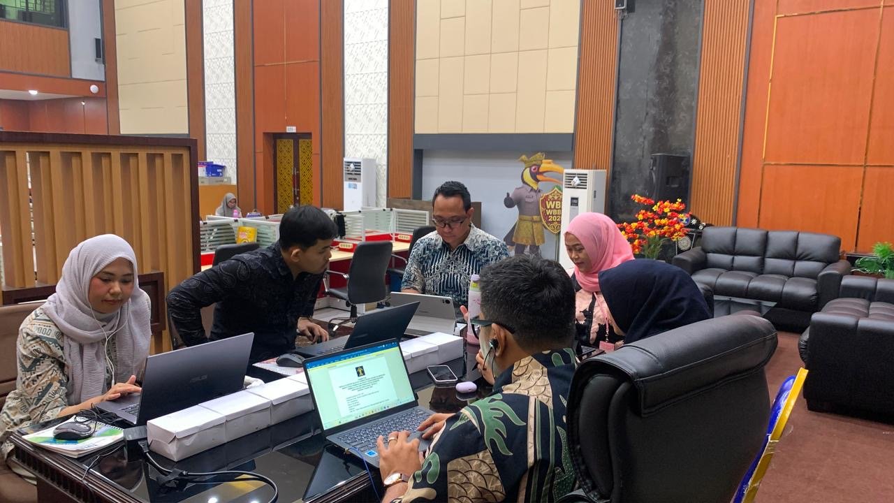 Kemenkum Kalbar saat koordinasi dengan Pemkab Kubu Raya