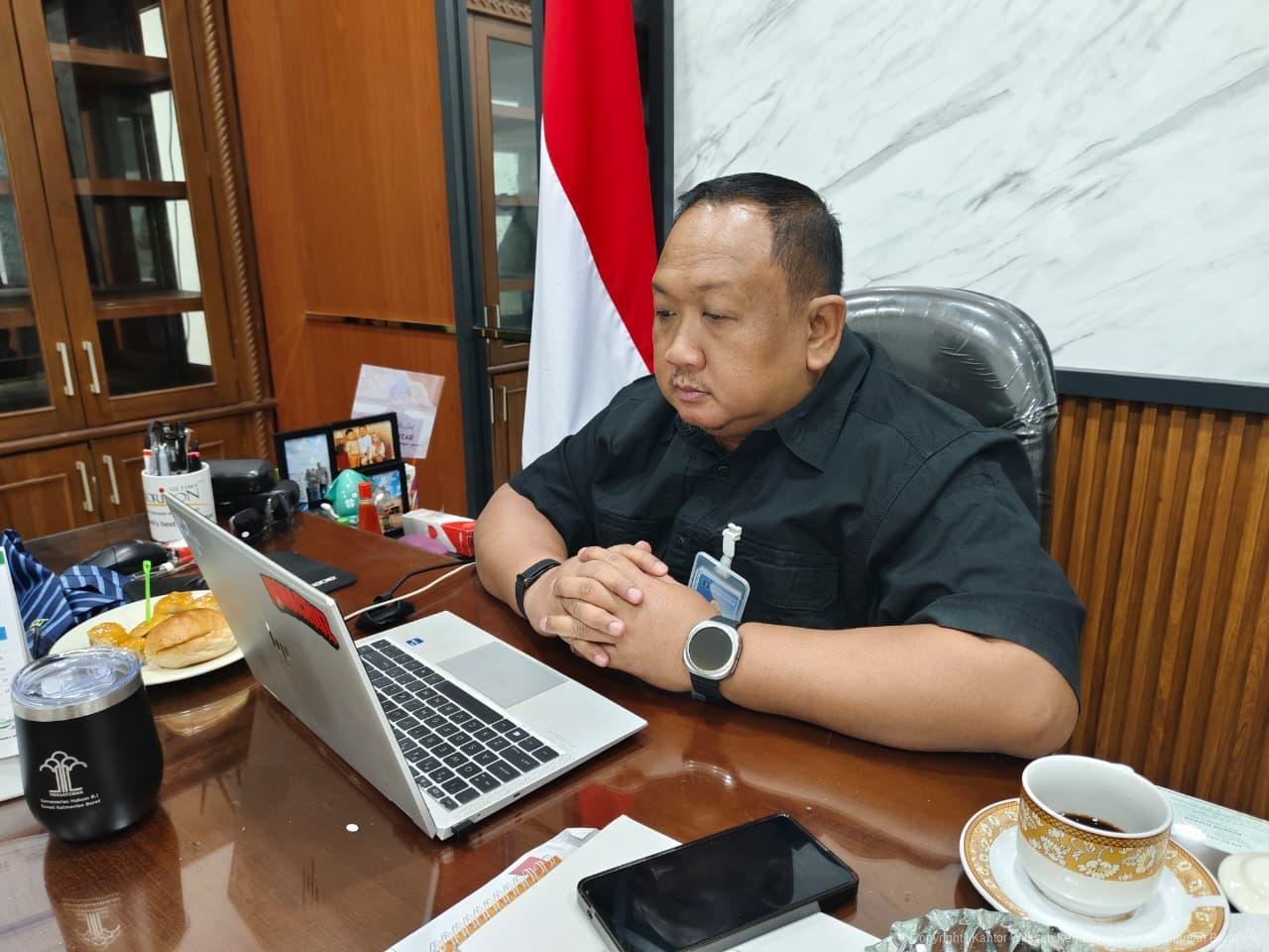 Kemenkum Kalbar saat ikuti BKN Menyapa ASN