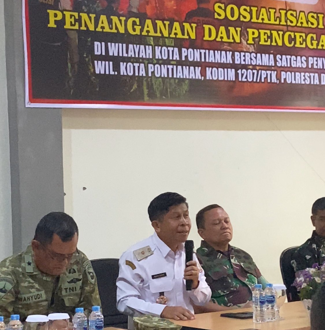 Sosialisasi Penanganan dan Pencegahan Karhutla di Pontianak. Foto: Yulia Ramadhiyanti/Klikwartaku