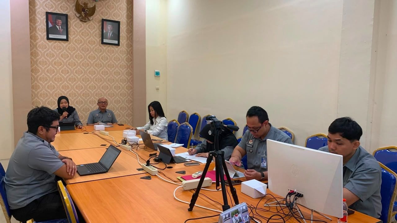 Pemkab Sanggau saat koordinasi dengan Kemenkum Kalbar