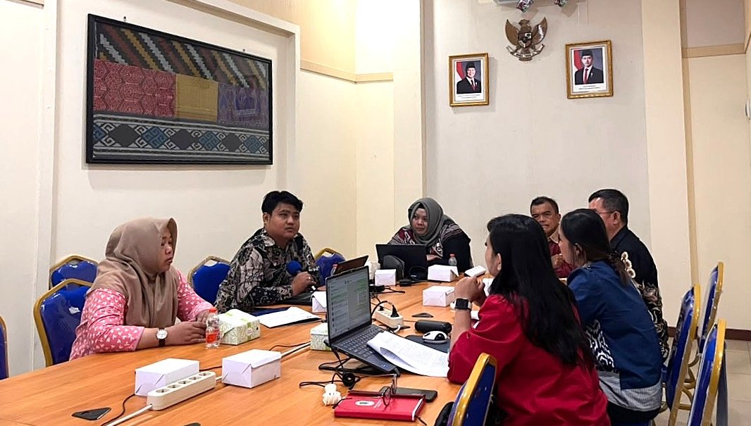 Kemenkum Kalbar saat koordinasi dengan Pemkab Kapuas Hulu