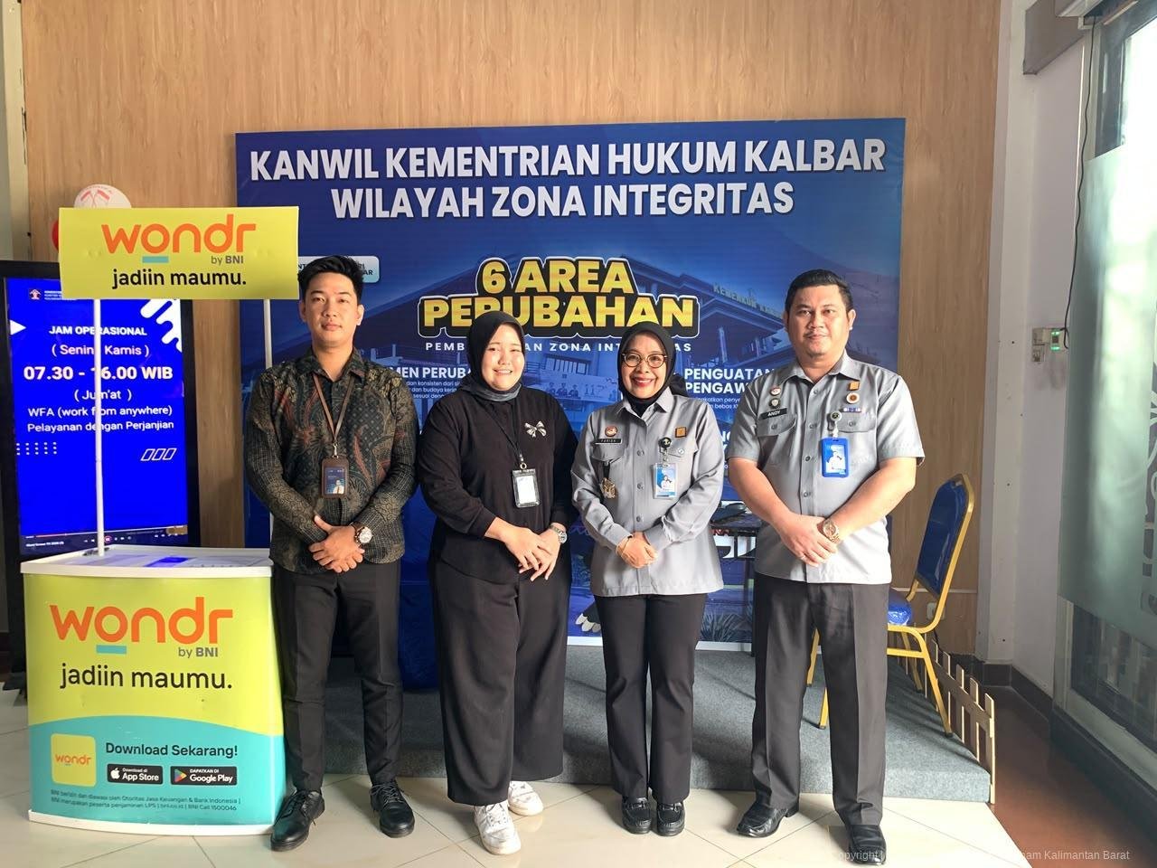 Kemenkum Kalbar bersama DJKI dan BNI