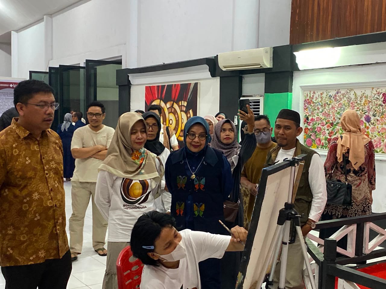 Kemenkum Kalbar saat hadiri Pameran Borneo Metamorfosa