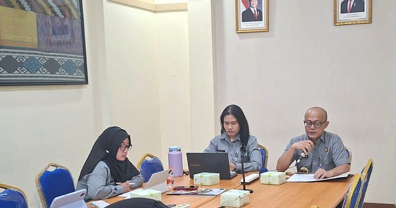 Kemenkum Kalbar saat koordinasi dengan Pemprov