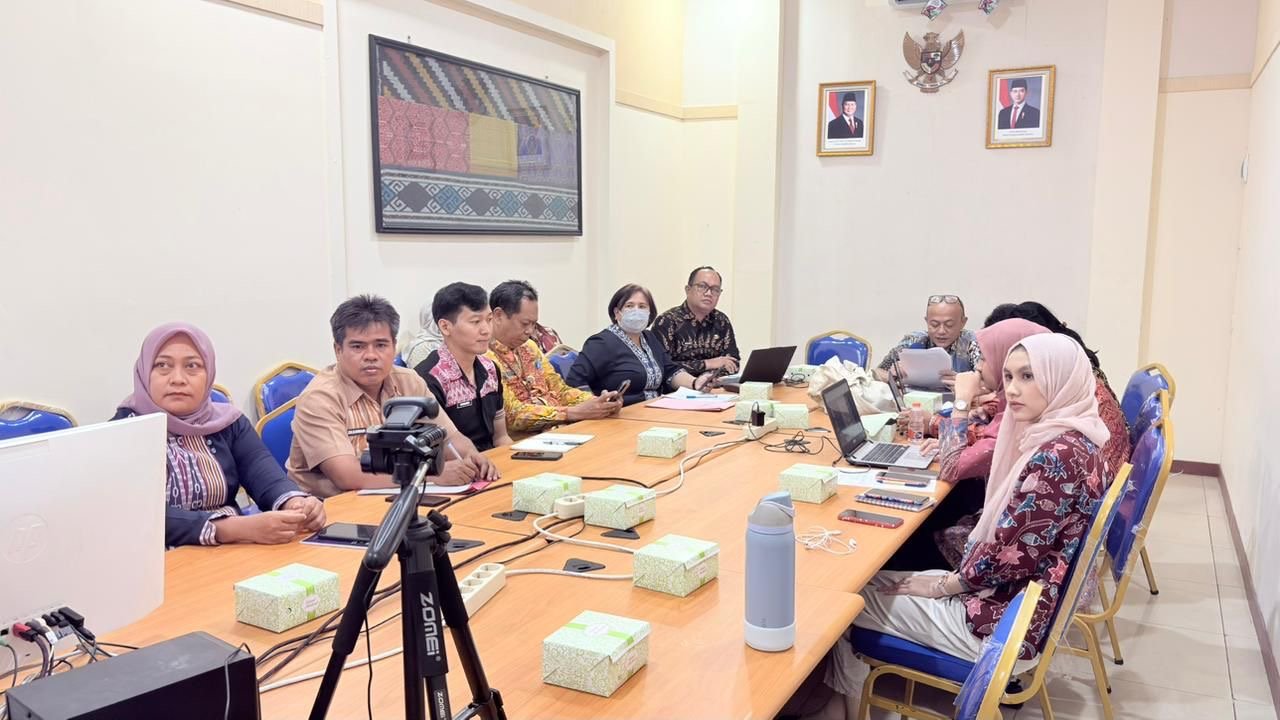 Kemenkum Kalbar saat koordinasi dengan Pemkab Sintang